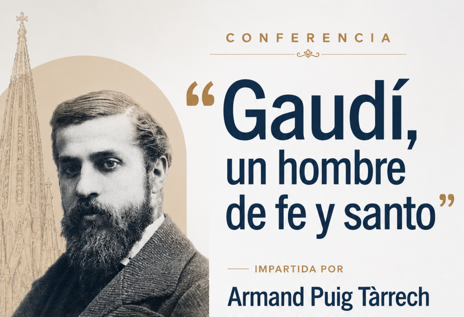 Palacio de Gaudi Conferencia «Gaudí, un hombre de fe y santo»